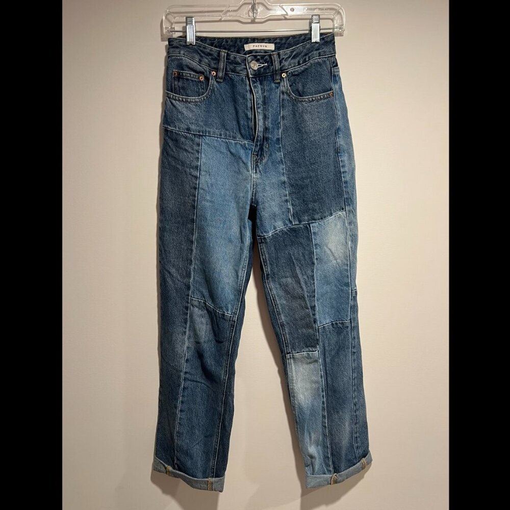 PacSun denim block jeans 90's boyfriend